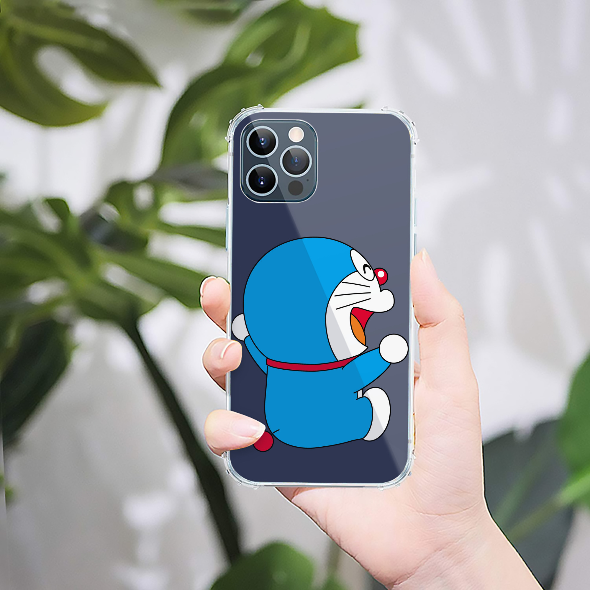 （画像用） ドラえもん Doraemon 【iPhone 12シリーズ対応】透明スマホケース（クリアソフトケース）